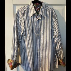 Robert Graham button-down shirt size XL.